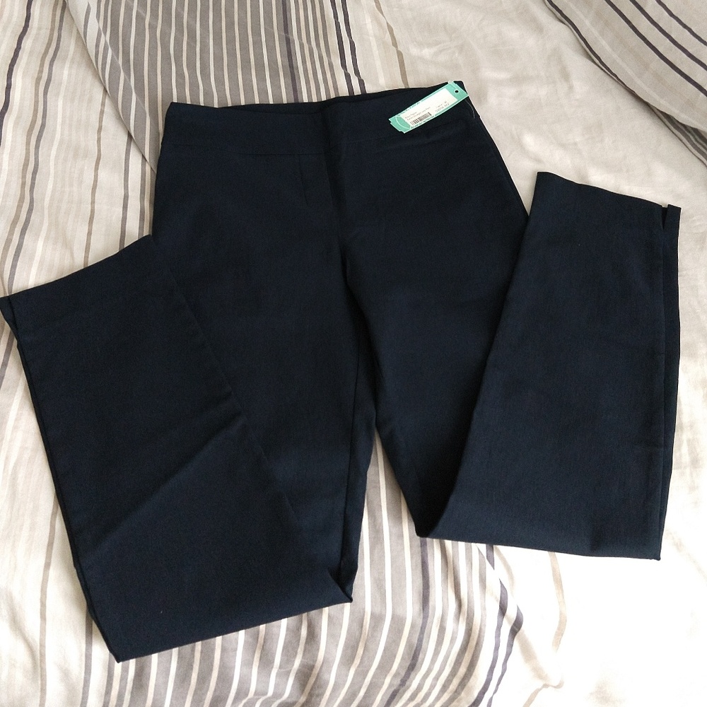 NWT Erica Taylor Navy pants